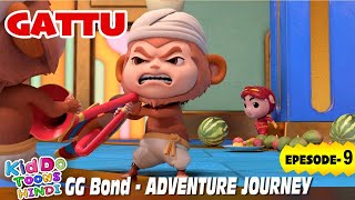 GATTU - GG Bond Adventure Journey | गट्टू बंदरों के बीच में | Episode 9 | 3D Animated Hindi Stories