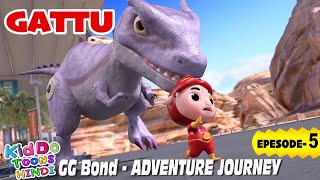 डायनासोर का हमला GG Bond (Gattu) Adventure Journey Episode 5 | Cartoon in Hindi | Kahani | कहानी