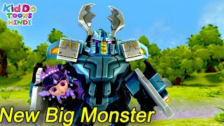 New Big Monster | GG Bond 2022 Cartoon Stories For Kids | Gattu The Power Champ | Kiddo Toons Hindi