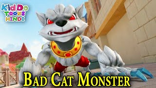 Bad Cat Monster | GG Bond New 2022 Cartoon Story | Gattu The Power Champ | Kiddo Toons Hindi