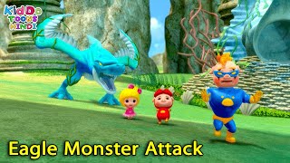 Eagle Monster Attack | Gattu The Power Champ | Funny Story For Kids