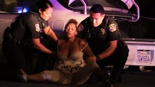 2 HOUR POLICE PURSUIT OF ERRATIC WOMAN
