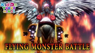 Flying Monster Battle | Best Fighting Stories In Hindi | GG Bond | Gattu The Power Champ