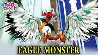 Eagle Monster | GG Bond New Moster Cartoon For Kids | Gattu The Power Champ | Kiddo Toons Hindi