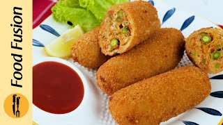 Crispy Creamy Vegetable Rolls - Make & Freeze Recipe by Food Fusion (Iftar Special)