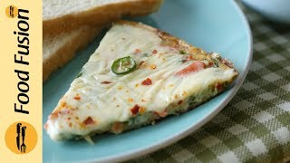 Potato & Cheese Omelette Recipe By Food Fusion