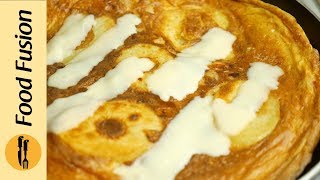 Potato Omelette With Cheese, Pakistani Fusion style recipe - Food Fusion