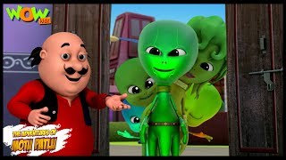 Motu Patlu New Episode | Hindi Cartoons For Kids | Aliens On Call | Wow Kidz