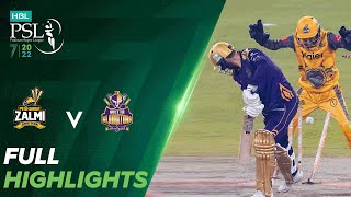 Full Highlights | Peshawar Zalmi vs Quetta Gladiators | Match 22 | HBL PSL 7 | ML2T