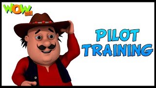 Motu Patlu | Animated Series | Motu Patlu Cartoons | Pilot Training | Wow Kidz