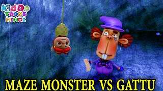 Maze Monster V/S Gaattu | GG Bond New Cartoon Story | Kiddo Toons Hindi | Gattu The Power Champ