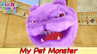 My Pet Monster - Monster Cartoon Story Hindi | GG BOND Gattu The Power Champ | Hindi Kahani
