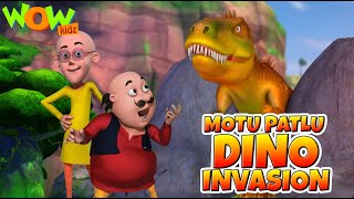 Motu Patlu Dino Invasion | Christmas Special | Full Movie | Wow Kidz