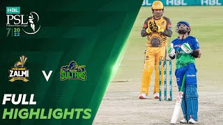 Full Highlights | Peshawar Zalmi vs Multan Sultans | Match 13 | HBL PSL 7 | ML2T