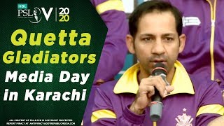 Quetta Gladiators Media Day In Karachi | Media Day | HBL Pakistan Super League 2020