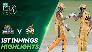 1st Innings Highlights | Karachi Kings vs Peshawar Zalmi | Match 11 | HBL PSL 7 | ML2T