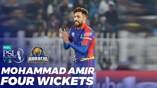 Mohammad Amir Four Wickets | Karachi Kings Vs Peshawar Zalmi | HBL PSL 2020 | MB2T