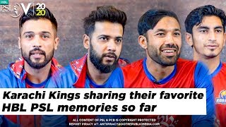 Karachi Kings sharing their Favorite HBL PSL Memories | HBL PSL 2020