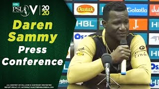 LIVE - Daren Sammy Press conference |  HBL Pakistan Super League 2020