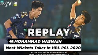 Every  Mohammad Hasnain Wicket in HBL PSL 2020