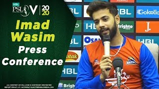LIVE - Imad Wasim Press conference |  HBL Pakistan Super League 2020