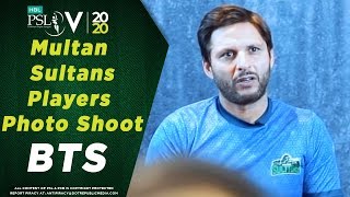 Multan Sultans players' photo-shoot | BTS | HBL Pakistan Super League