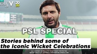 Here are the stories behind some of the Iconic Wicket Celebrations | HBL PSL 2020