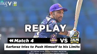 Sarfaraz Ahmed Batting Highlights | Quetta Gladiators vs Peshawar Zalmi | Match 4 | HBL PSL 5 | 2020
