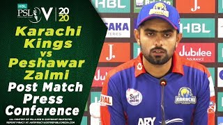 Post Match Press Conference | Karachi Kings vs Peshawar Zalmi | HBL PSL 2020