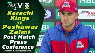 Alex Hales Post Match Press Conference | Karachi Kings vs Peshawar Zalmi | HBL PSL 2020