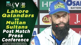 Moen Ali Post Match Press Conference | Lahore Qalandars vs Multan Sultans | HBL PSL 2020