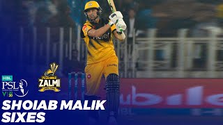 Shoaib Malik Sixes | HBL PSL 2020 | MB2T