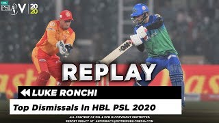 Luke Ronchi | Top Dismissals In HBL PSL 5 | HBL PSL 2020