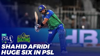 Shahid Afridi Huge Six | HBL PSL 2020 | MB2T