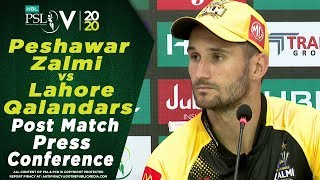 Lewis Gregory Post Match Press Conference | Lahore Qalandars vs Peshawar Zalmi | HBL PSL 2020