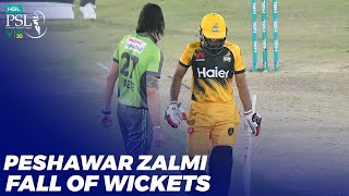 Peshawar Fall Of Wickets | Lahore Qalandars vs Peshawar Zalmi | HBL PSL 2020 | MB2T