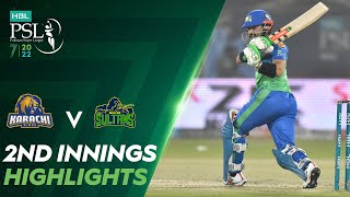 2nd Innings Highlights | Karachi Kings vs Multan Sultans | Match 1 | HBL PSL 7 | ML2T