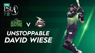 Unstoppable David Wiese | Multan Sultans vs Lahore Qalandars | Match 34 Final | HBL PSL 7 | ML2T