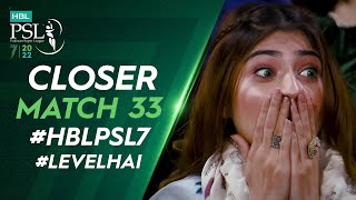 Closer | Lahore Qalandars vs Islamabad United | Match 33 | HBL PSL 7 | ML2T