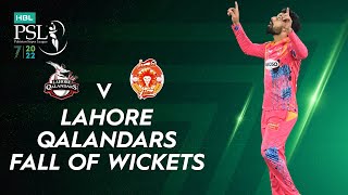 Lahore Qalandars Fall Of Wickets | Lahore vs Islamabad | Match 33 | HBL PSL 7 | ML2T