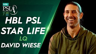 HBL PSL ⭐️ Star Life ⭐️ with David Wiese #HBLPSL7 #LevelHai | ML2T