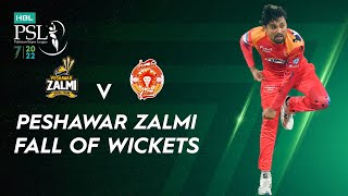 Peshawar Zalmi Fall Of Wickets | Peshawar Zalmi vs Islamabad United | Match 32 | HBL PSL 7 | ML2T