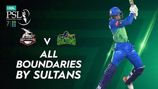All Boundaries By Sultans | Lahore Qalandars vs Multan Sultans | Match 31 | HBL PSL 7 | ML2T