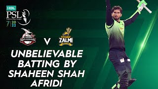 Unbelievable Batting By Shaheen Shah Afridi | Lahore vs Peshawar | Match 30 | HBL PSL 7 | ML2T