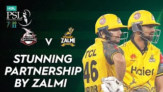 Stunning Partnership By Zalmi | Lahore Qalandars vs Peshawar Zalmi | Match 30 | HBL PSL 7 | ML2T
