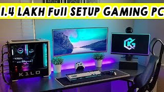 1.4 Lakh Full Setup Gaming PC | Everything Included 165hz monitor / Gaming Chair 🔥🔥🔥