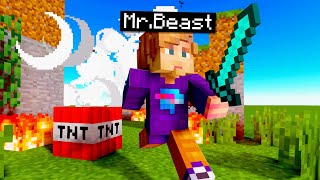 Beating Minecraft But I Explode Every Minute