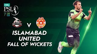 Islamabad United Fall Of Wickets | Lahore vs Islamabad | Match 27 | HBL PSL 7 | ML2T