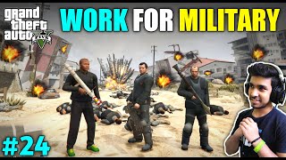 MILITARY GIVE ME CHALLENGE TO SAVE CITY | GTA V GAMEPLAY #24