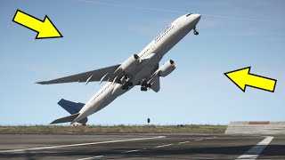 Plane Crash After Vertical Takeoff in GTA 5 (Flight Crash Scene)